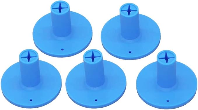 Golf Rubber Tee Holder Set for Golf Driving Range Tee Practice Tool Pack of 5 by QHALEN