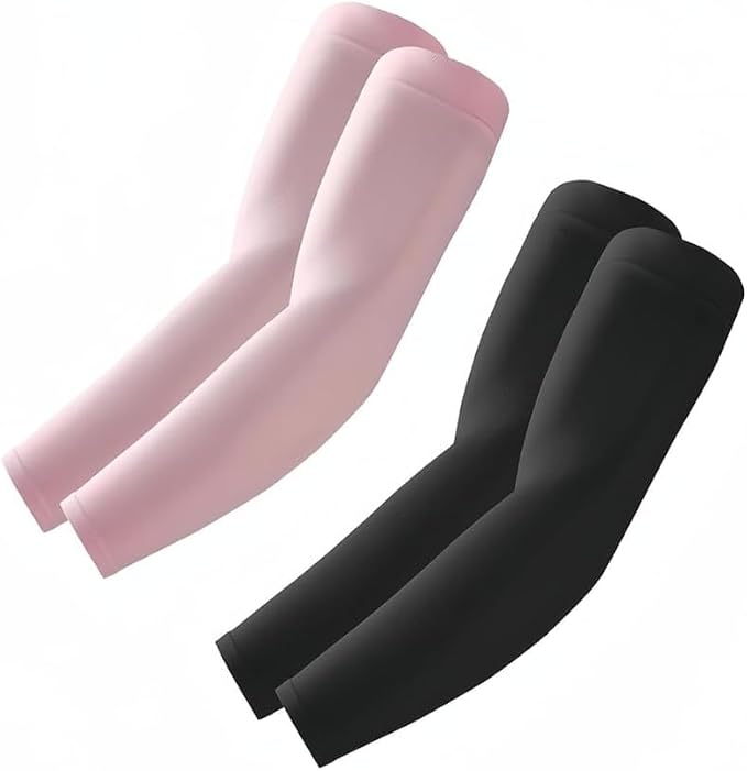 Arm Sleeves, Cooling UV Sun Protection Sports Compression by Roxun