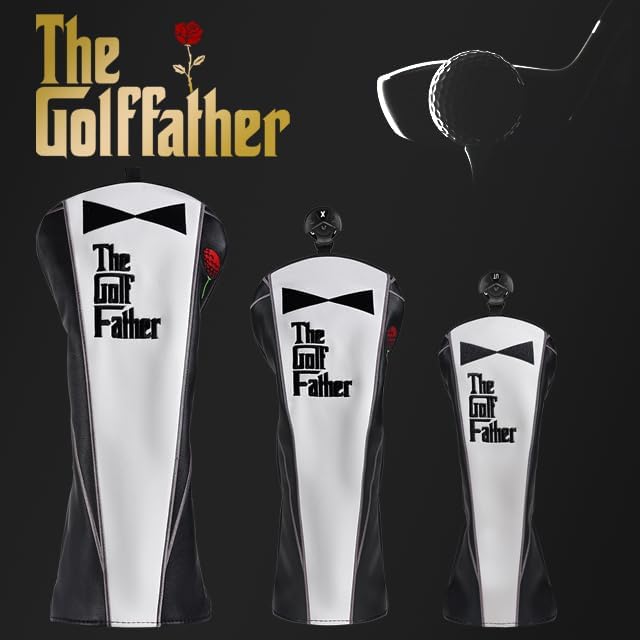 The Golf Father Golf Club Covers, Driver Fairway Hybrid Headcover, Funny Putter - Image 6