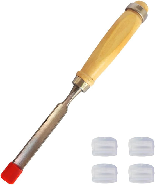 Golf Grip Tape Remover Tool, Wooden Handle Golf Grip Tape Stripper Tool, Golf Club Grip Repair Kit, Golf Grip Replacement Tool