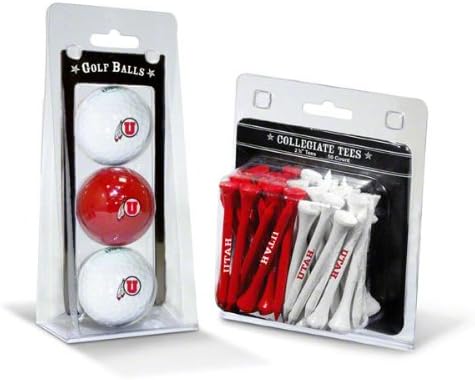 Team Golf NCAA Logo Imprinted Golf Balls & 2-3/4" Regulation Golf Tees by TeamGolf