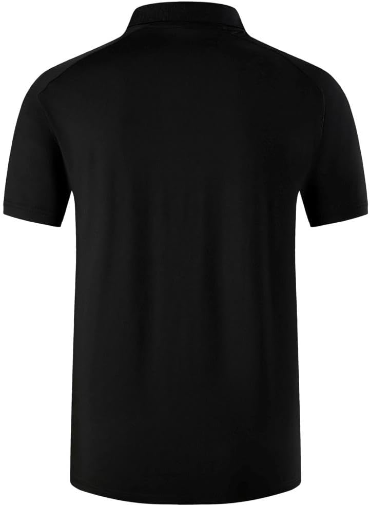 jeansian Men's Sport Outdoor Quick Dry Fit Short Sleeves Polo Tee Shirt Tshirt T-Shirt Tops Golf Tennis Bowling LSL195