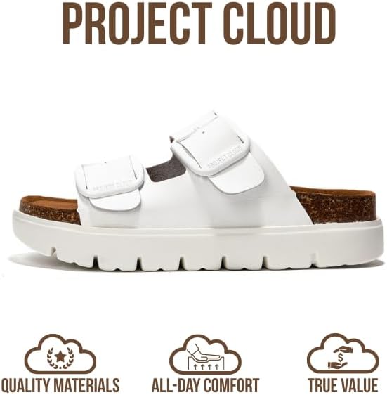 Project Cloud Genuine Leather Platform Sandals Women Footwear - Image 3