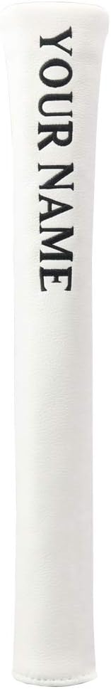 Craftsman Golf Classic Well Made Black White Red Gray Leather Alignment Stick by CRAFTSMANGOLF