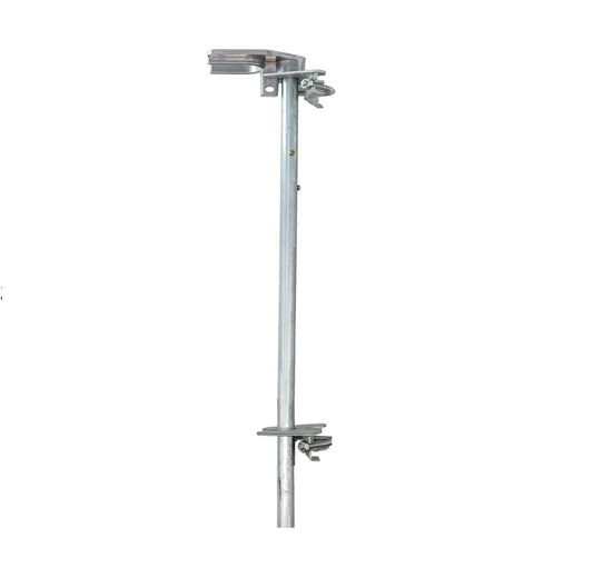 36" Chain Link Drop Rod for Double Gate, Pull Style Chain Link Fence Gate Latch