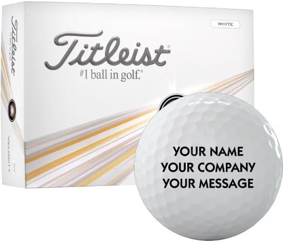2024 Titleist Velocity Personalized Golf Balls by Golfballs
