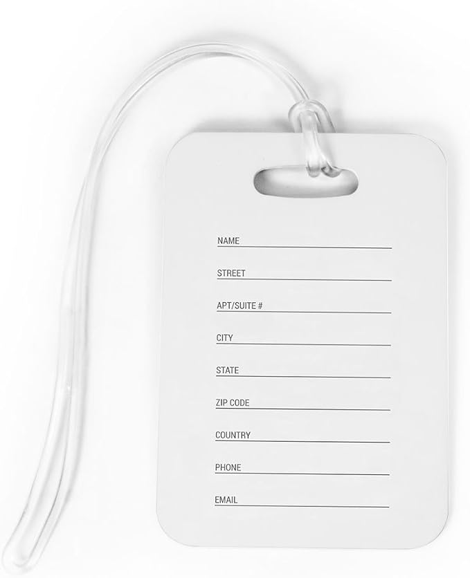 ChalkTalkSPORTS Golf Luggage & Bag Tag | Personalized Crossed Golf Clubs | - Image 2