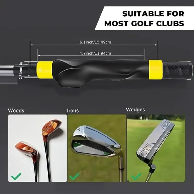 2Pack Golf Grip Trainer, Golf Training Aid Grip Trainer Club, Training Grip - Image 4