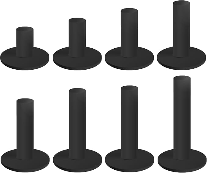 Rubber Golf Tees for Mats & Indoor Golf Simulators by Solvora