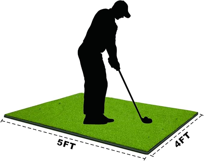 Golf Hitting Mat Thicker Rubber Bottom-5×4ft - Image 3