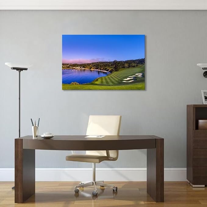 Pebble Beach Golf Course Wall Art Picture - Image 3