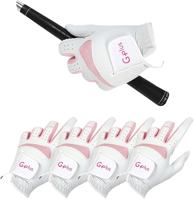 J&S Sporting G-Plus Women's Ladies Golf Gloves, Both Hand/Left Hand or Right by JSSporting