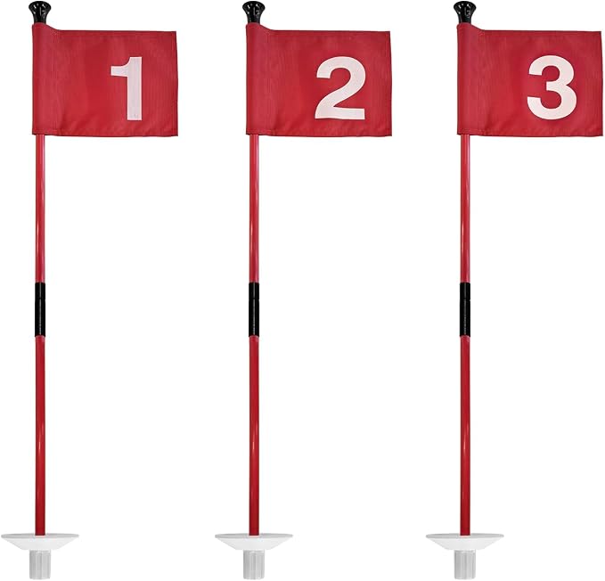 Golf Flagstick for Portable Sectional Yard by Yoxojv