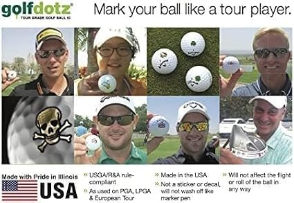Golfdotz - USGA Rule Conforming Golf Ball Markers, Golf Ball Stickers - Image 8