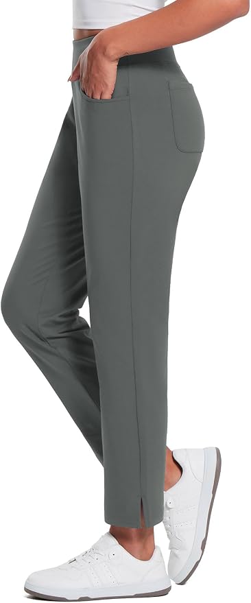 baleaf Women's Fleece Lined Pants Stretch Water Resistant Winter Thermal Travel - Image 3