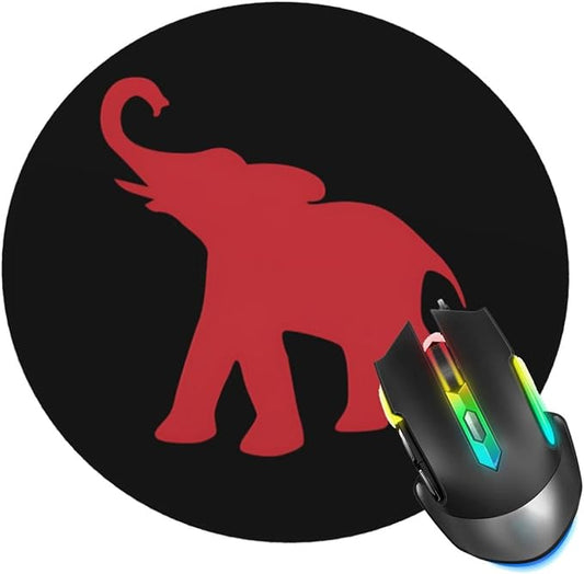 Red Elephant Mouse Pad, Mouse Pads by ZUIDSYI