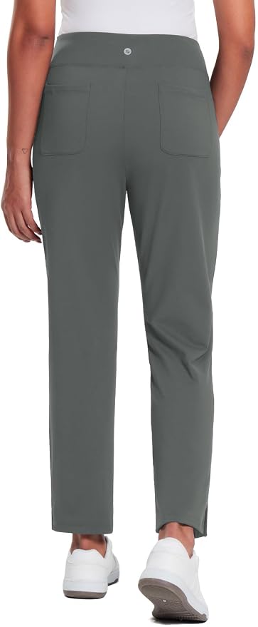 baleaf Women's Fleece Lined Pants Stretch Water Resistant Winter Thermal Travel - Image 2