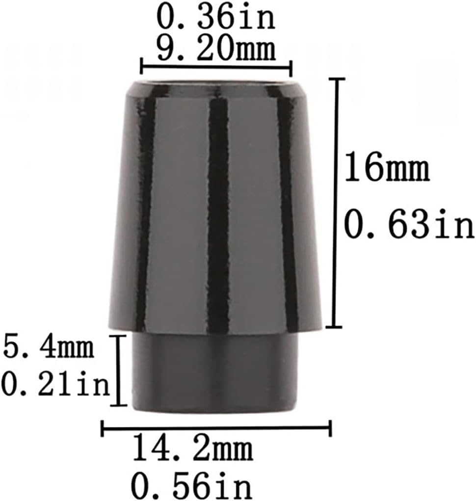 12 Pcs Black Golf Ferrules Compatible with Irons 0.355 Inch Tip Irons Shaft Golf Club Shafts Sleeve Adapter