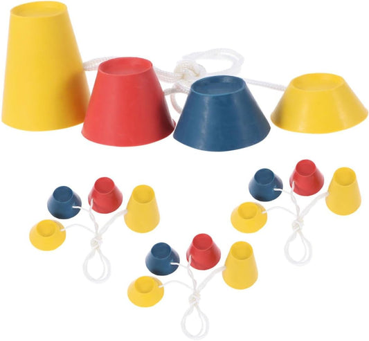 16Pcs Rubber Golf Tees with Bases Outdoor and Indoor Golf Ball Holders for Driving Range Practice and Turf Mats