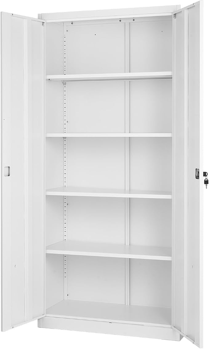 VEVOR Metal Storage Cabinet, Lockable Steel Garage Cabinet - Image 9