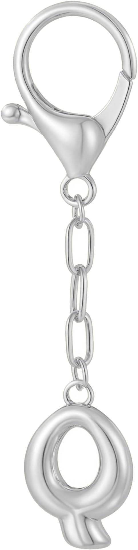 Gold Bubble Initial Keychain Charm by GAOKOXI