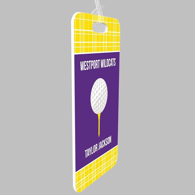 ChalkTalkSPORTS Golf Luggage & Bag Tag | Personalized Team - Image 4