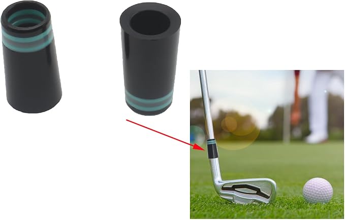 6 Pcs Black Double Blue Silver Gray Golf Club Ring Multi-Ring Golf Iron Ferrules - Image 6
