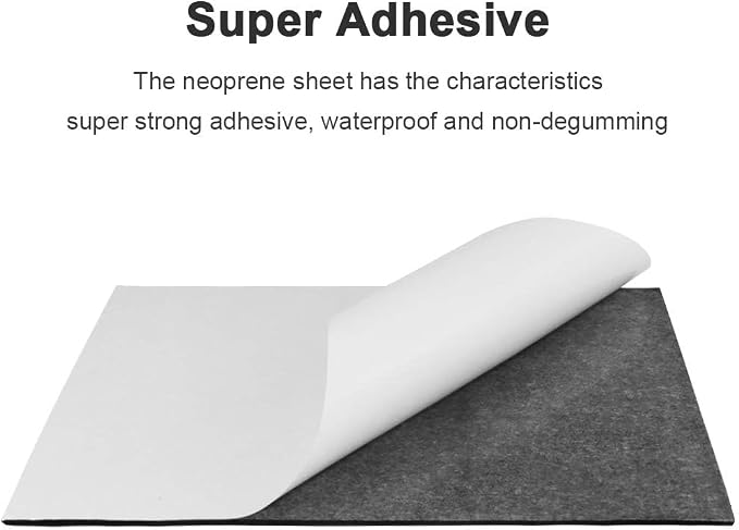 Foam Sheets with Adhesive Backing Foam Padding Neoprene Rubber Mat Closed Cell - Image 4