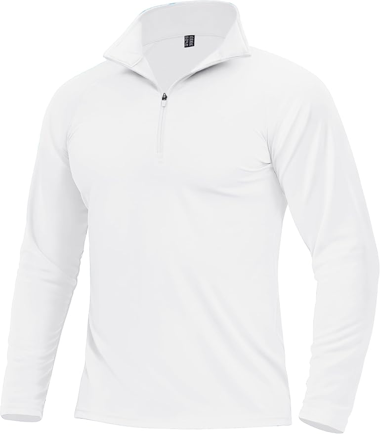 Boladeci Men's Quarter Zip Pullover Premium Fleece Lined Long Sleeve Golf by Boladeci