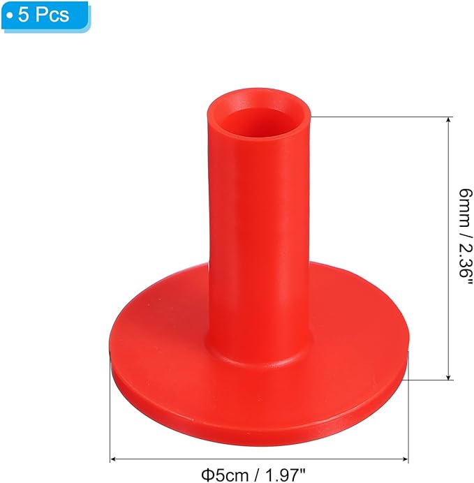 PATIKIL Rubber Golf Tees, Tall Practice Training Driving Range Tee Stable Ball - Image 2