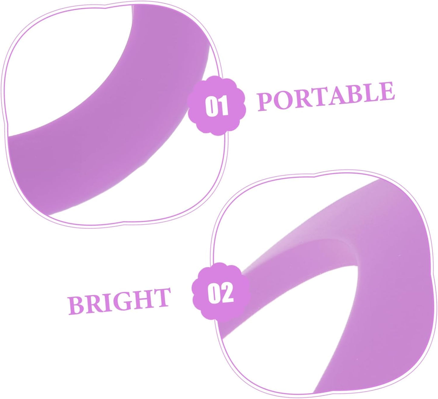 1pc Golf Putting Practice Cup Reducer Ring Portable Direction Training Aid for Use Lightweight Purple Golf Hole Target for Skill Levels