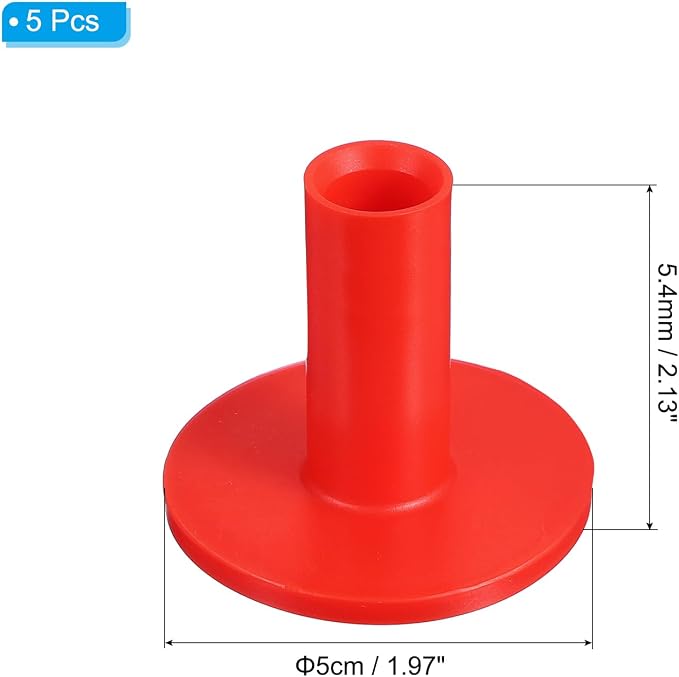 PATIKIL Rubber Golf Tees, Tall Practice Training Driving Range Tee Stable Ball - Image 2