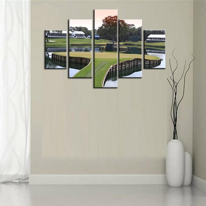 Golf Course Green Paintings for Living Room United State Golf Links Pictures 5 - Image 2