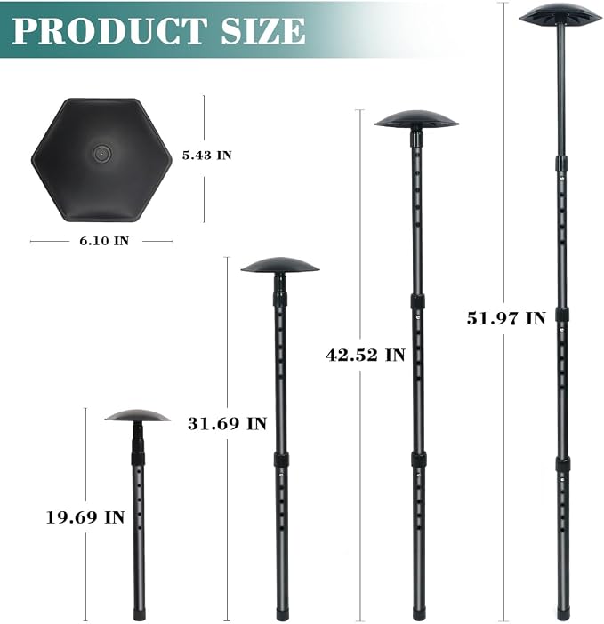 Golf Travel Bag Support Pole, Golf Travel Cover Protection System - Image 3