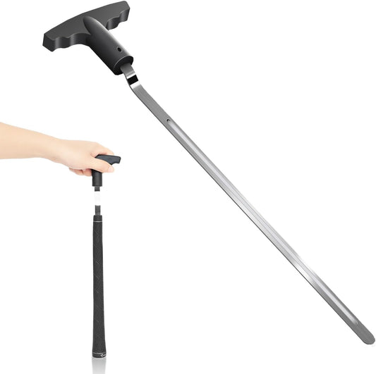 Golf Grip Removal Tool，11" V-Groove Grip Remover Saver for Standard Length Swinging Grips，High-Carbon Steel Golf Club Tool，Golf Grip Kit Golf Tools Golf Grip Tool
