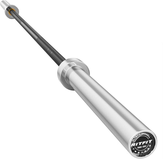 RITFIT 7FT Olympic Barbell for Strength and Weightlifting Training by RITFITLLC