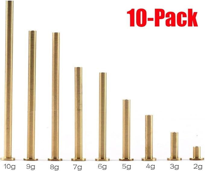 10pcs Brass Golf Tip Plug Weight - Image 4