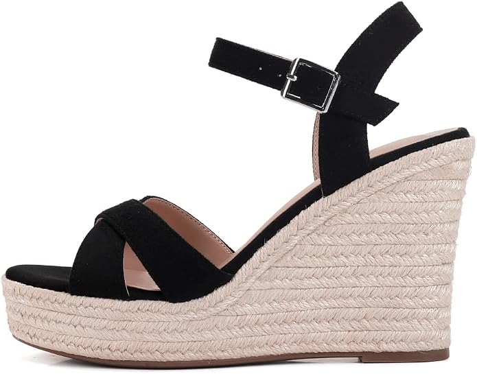 VICKI·VICKI Wedges for Women Platform Sandals Wedge Heels for Sandals - Image 3