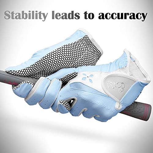 PGM Women's Golf Glove One Pair, Improved Grip System, Cool and Comfortable - Image 4