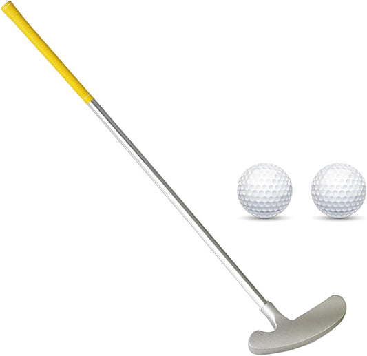 Golf Putter Golf Putters for Mens Right/Left Handed Mini Golf Club Putt Putt Golf Set-2 Golf Ball Game Training/Practice/Disc Golf Pong Games/Putting Green Aids Outdoor/Indoor/Course/Backyard