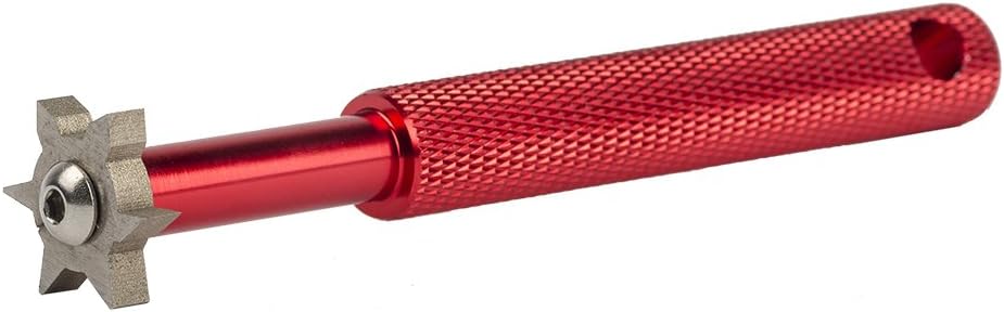 HIFROM Groove Sharpener with 6 Heads - Golf Club Groove Sharpener Re-Grooving Tool and Cleaner for All Irons Pitching Sand Lob Gap and Approach Wedges and Utility Clubs ¡­