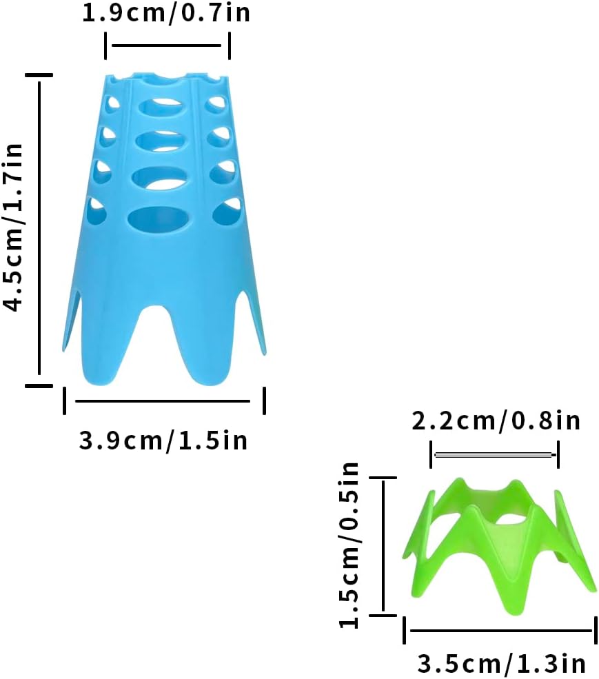 12Pcs Golf Simulator Tees ，Plastic Golf Mat Tees Tools for Outdoor Indoor Winter Turf and Driving Range Home Training Golf Tees