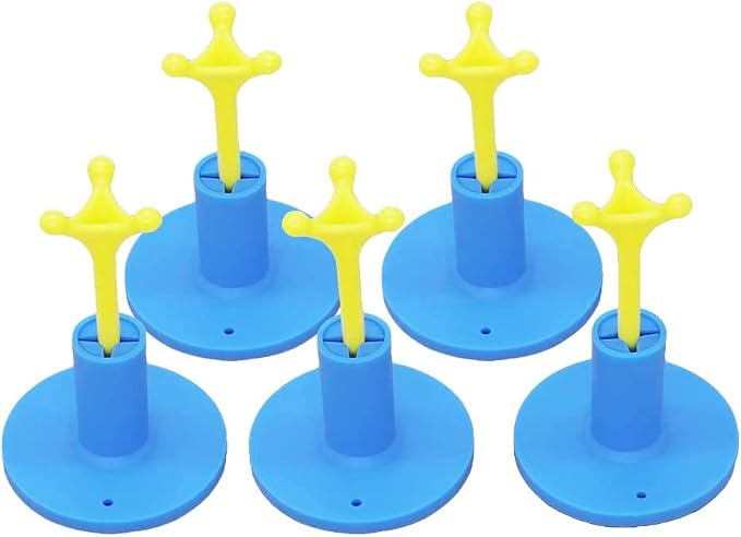 Golf Rubber Tee Holder Set for Golf Driving Range Tee Practice Tool Pack of 5 - Image 8