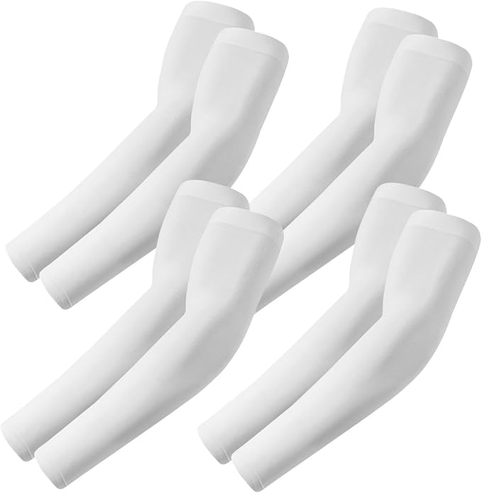 Arm Sleeves, Cooling UV Sun Protection Sports Compression by Roxun