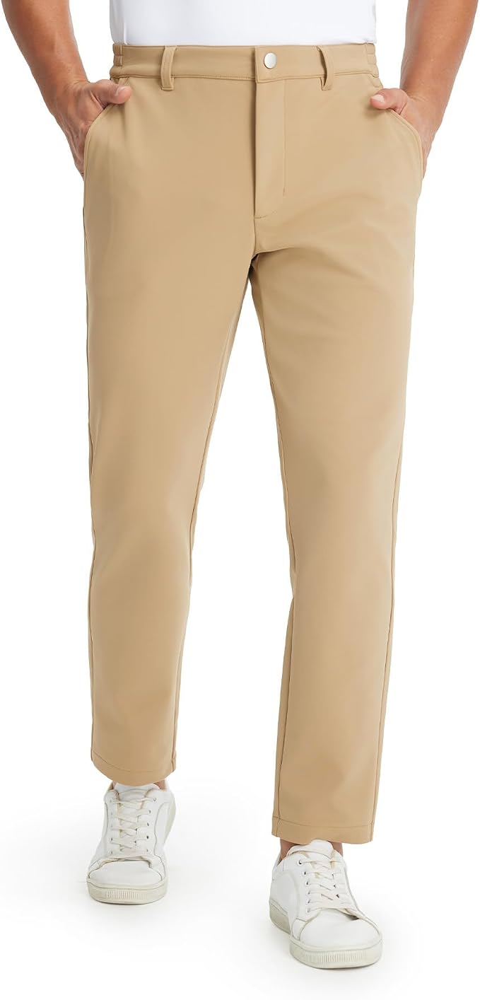 M MAELREG Golf Pants Men Fleece Lined 30"/32"/34" Heat-Tech Dress Pants by MAELREG