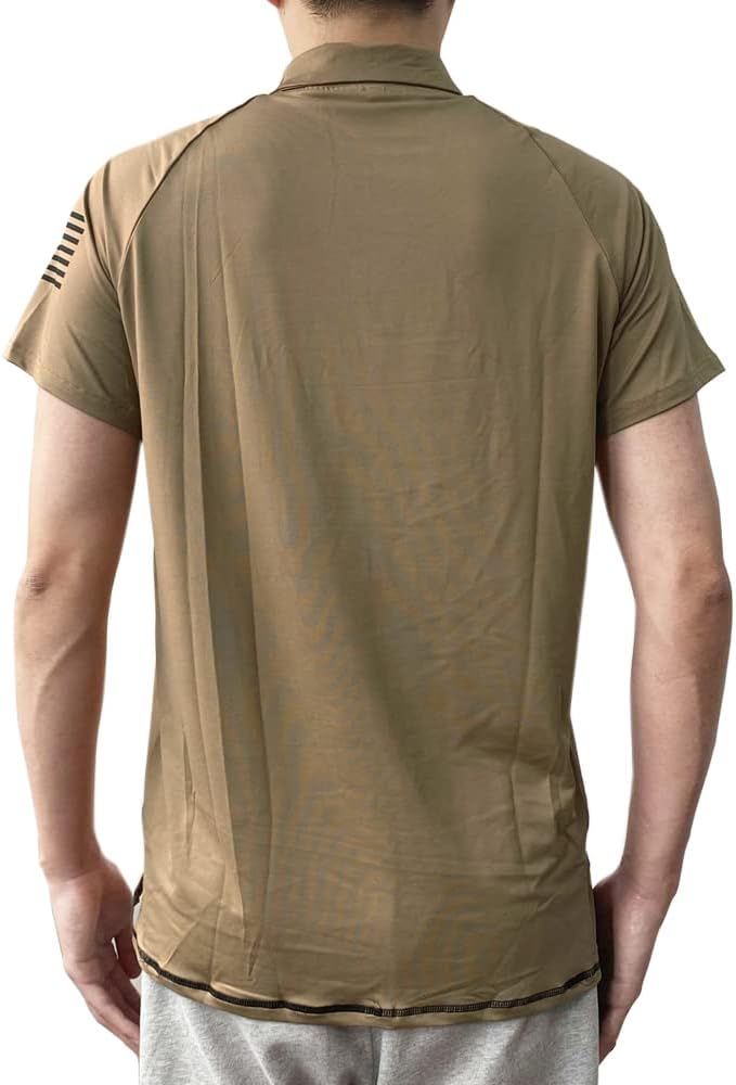 HARGLESMAN Men's 1776 Independence Day American Flag Short Sleeve Polo Golft - Image 4