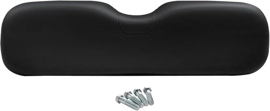Huskey Parts Company Golf Cart Seat Cushion for Front Seat Lean Back, Black Color for EZGO RXV 2008+, Golf Cart Front Seat Replacement with Mounting Hardware