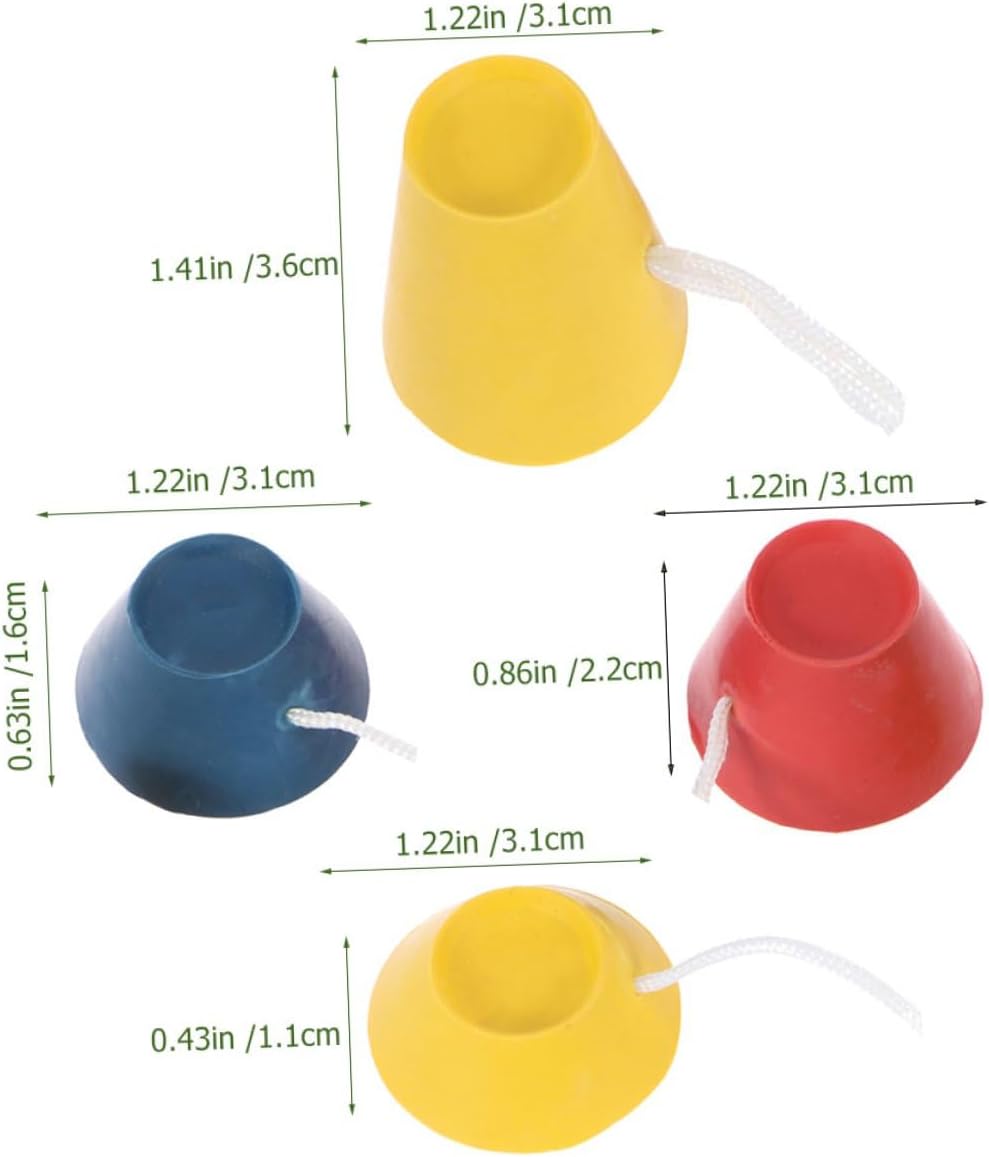 16Pcs Rubber Golf Tees with Ball Holder Bases Replaceable Golf Tee Holders for Driving Range and Outdoor Practice Lightweight Portable Mixed Colors