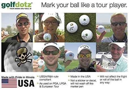 Golfdotz - USGA Rule Conforming Golf Ball Markers, Golf Ball Stickers - Image 6