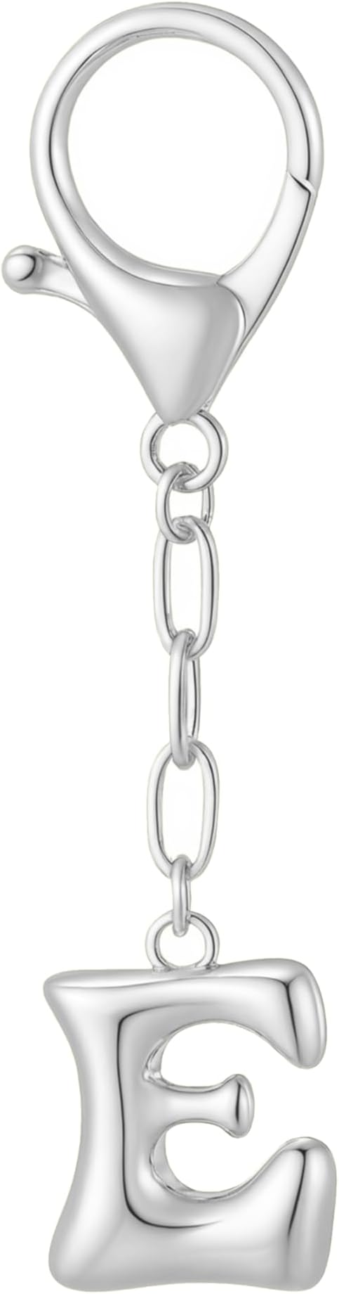 Gold Bubble Initial Keychain Charm by GAOKOXI